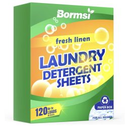 Laundry Detergent Sheets Fresh Scent 120 Loads